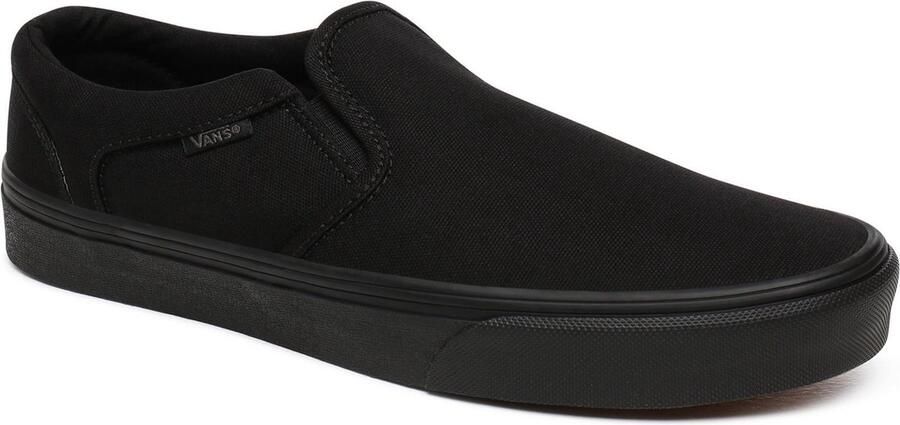 Vans Asher Canvas Heren Sneakers Black Black - Foto 4