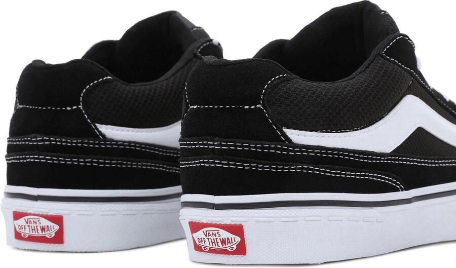 Vans Zwarte atletische sneakers voor heren met contrastdetails Black Heren - Foto 4