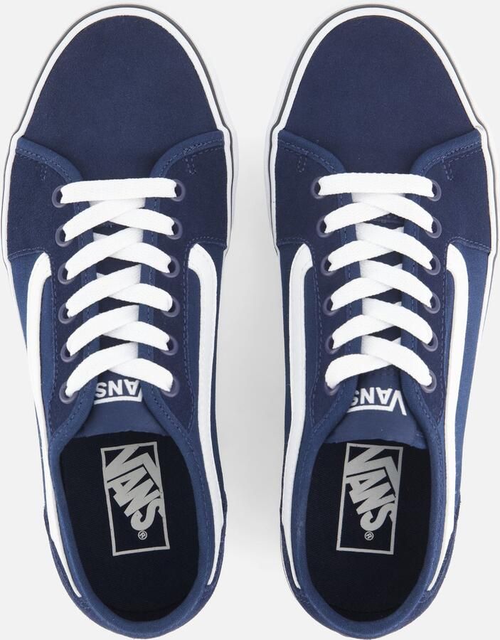 Vans Heren Filmore Decon Suede Canvas Dress Blues BLAUW - Foto 5