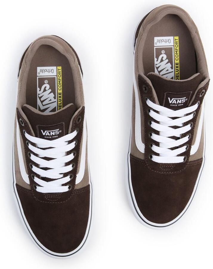Vans MN Ward Deluxe Sneakers Laag donkerbruin - Foto 3