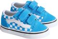 Vans Old Skool Checkerboard Sneakers Junior - Blauw