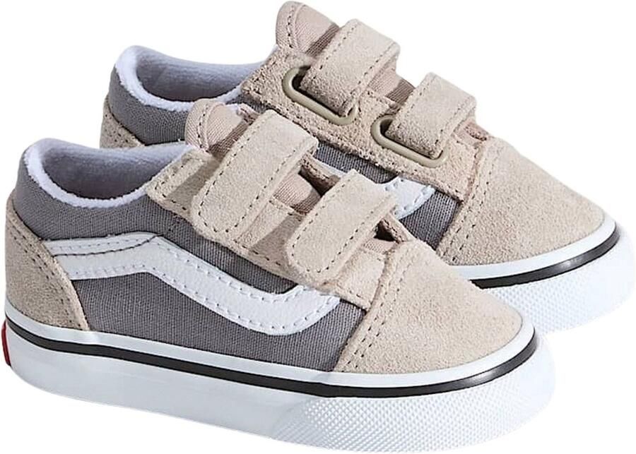 Vans Old Skool V 2-tone Sneakers grijs Textiel - Foto 5