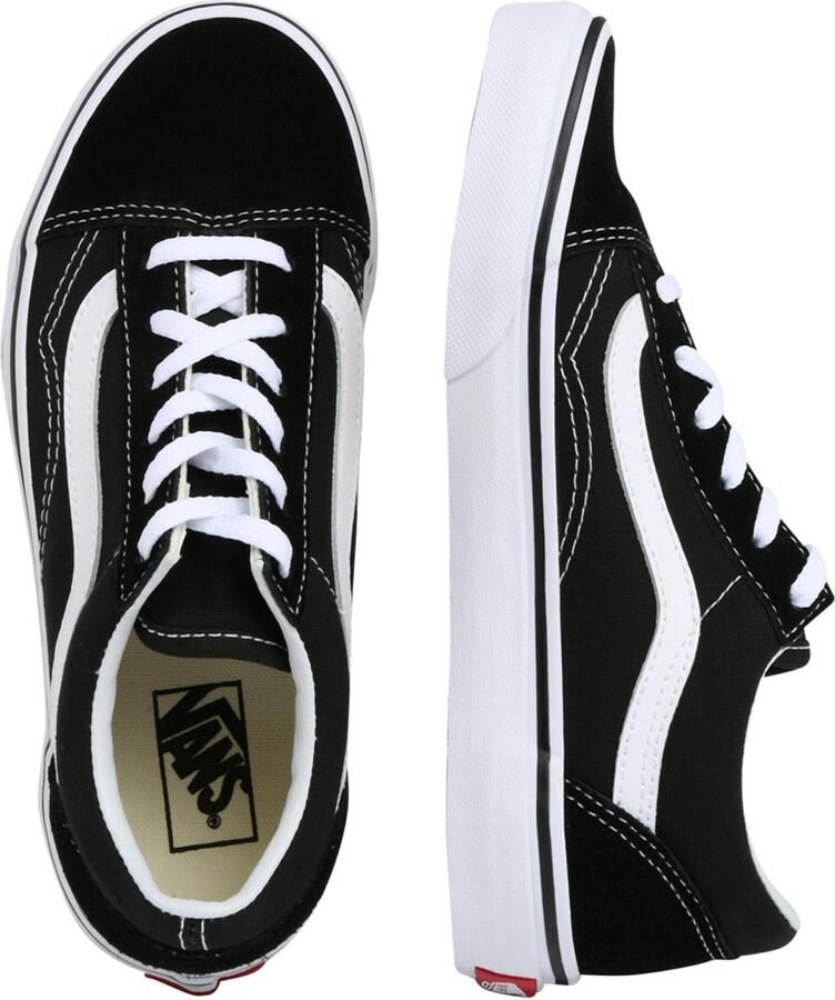 Vans Old Skool voorschools Schoenen Black Leer Textil 5 Foot Locker - Foto 8