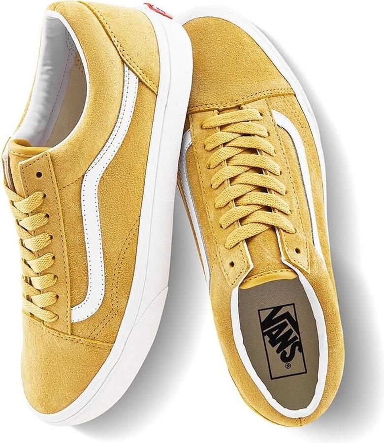 Vans Old Skool Lage Sneakers Pig Suede Honey Gold True White - Foto 2