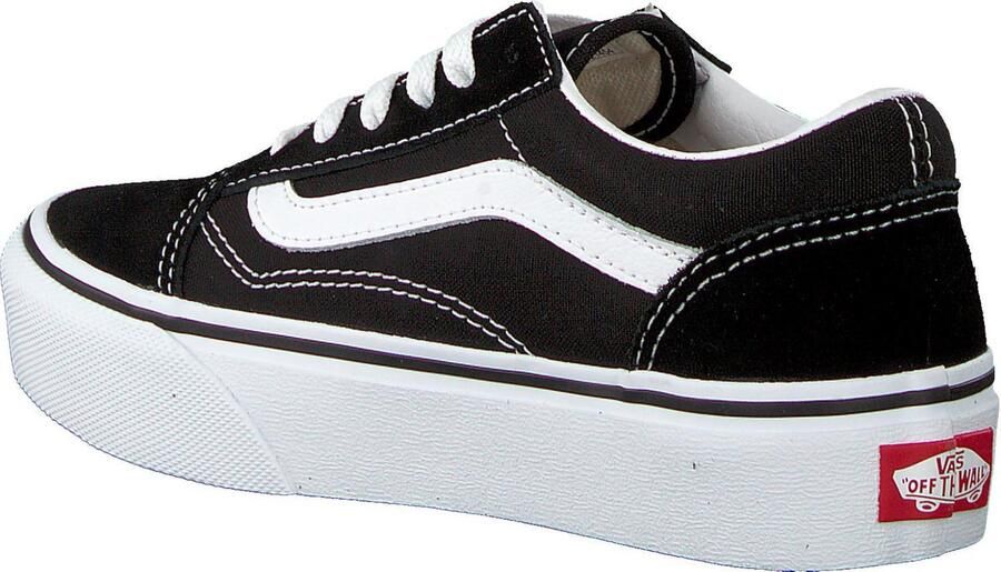 Vans Old Skool Platform sneaker zwart wit Leer Effen 32 Sneakers - Foto 10