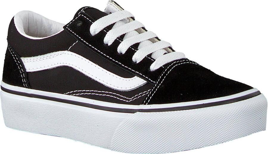 Vans Old Skool Platform sneaker zwart wit Leer Effen 32 Sneakers - Foto 9