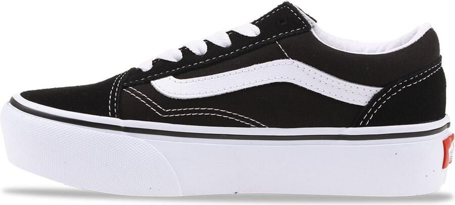 Vans Old Skool Platform sneaker zwart wit Leer Effen 32 Sneakers - Foto 14