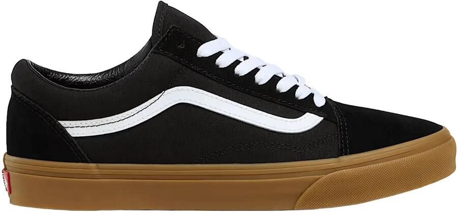 Vans Volwassenen Unisex Lage Sneakers Zwart Platte Hak Vetersluiting - Foto 4