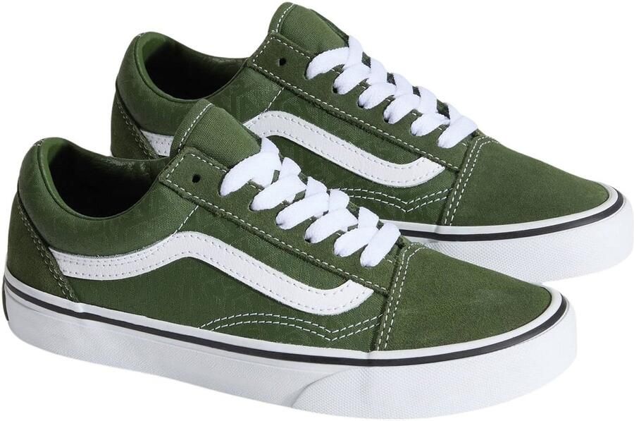 Vans Kid's Old Skool Sneakers olijfgroen - Foto 1
