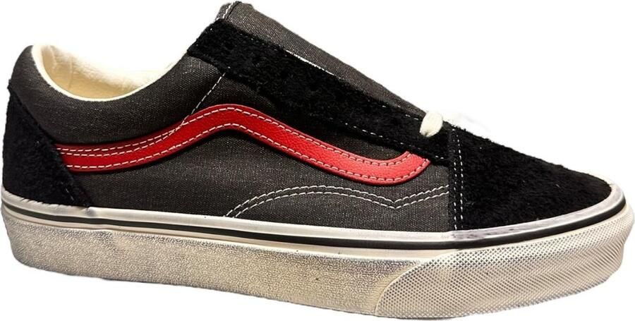 Vans Old Skool Sneakers Mannen Zwart Rood