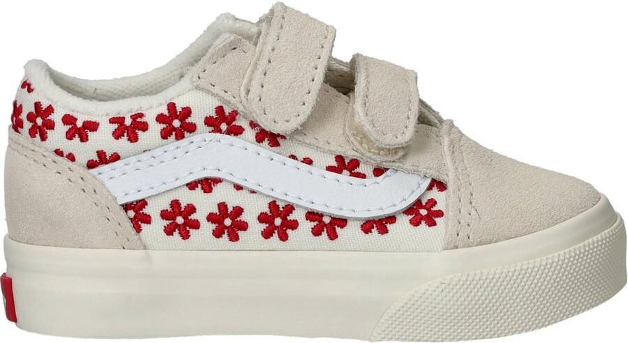 Vans Lage Sneakers Old Skool V Chantilly Floral RACING RED
