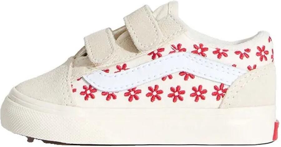 Vans Old Skool V Peuterschoenen Wit 1 2 Kinderen