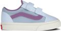 Vans Old Skool V Schoenen Blauw 1 2 Kinderen - Blauw