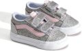 Vans Old Skool V Schoenen Grijs 1 2 Kinderen - Grijs/Zilver