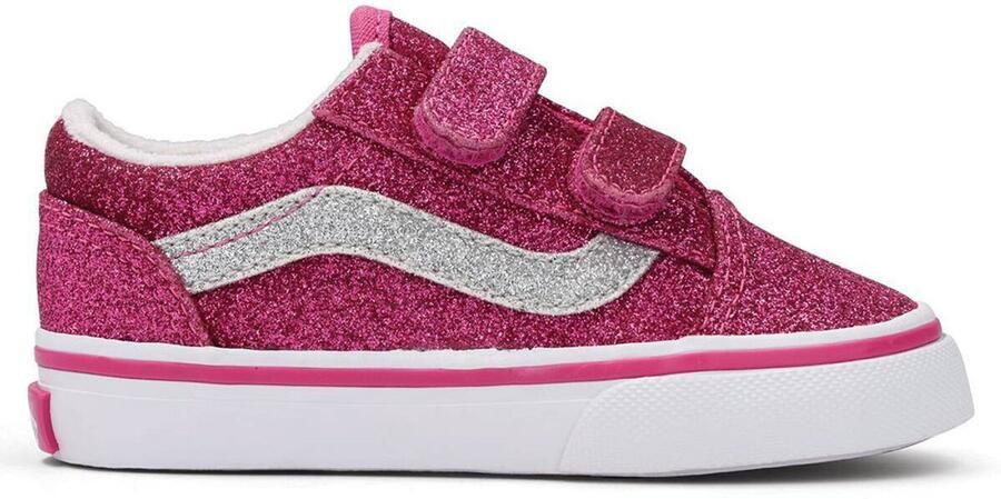 Vans Old Skool V Schoenen Roze 1 2