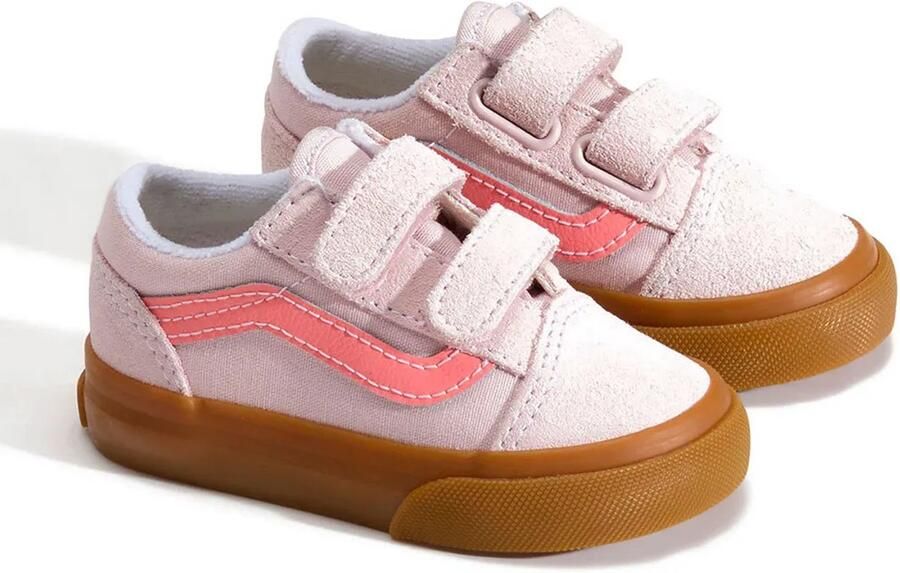Vans Old Skool V Schoenen Roze 1 2 Kinderen