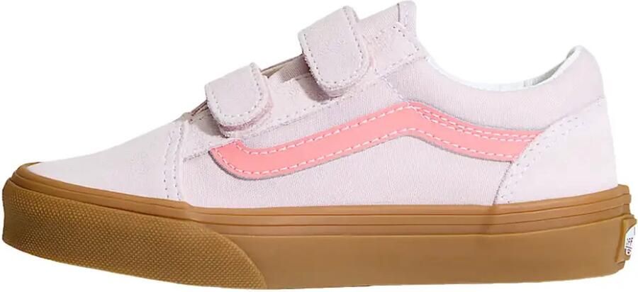 Vans Old Skool V Schoenen Roze Kinderen