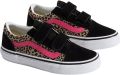Vans Old Skool V Sneakers Meisjes Zwart - Zwart