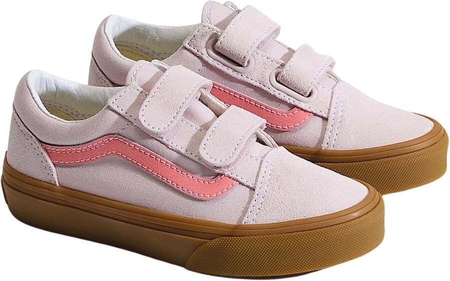 Vans Old Skool V Schoenen Roze Kinderen