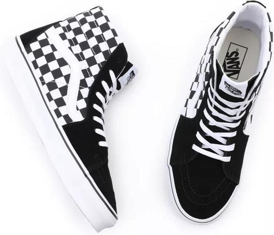 Vans Sneakers Sk8 Hi Platform 2 Zwart Veters Normaal Canvas Rubber Ade d Effen Hoge - Foto 5
