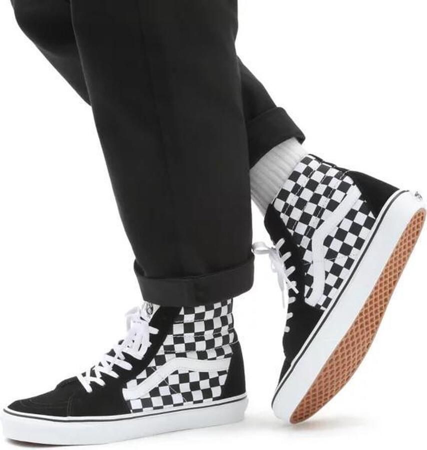 Vans Sneakers Sk8 Hi Platform 2 Zwart Veters Normaal Canvas Rubber Ade d Effen Hoge - Foto 4