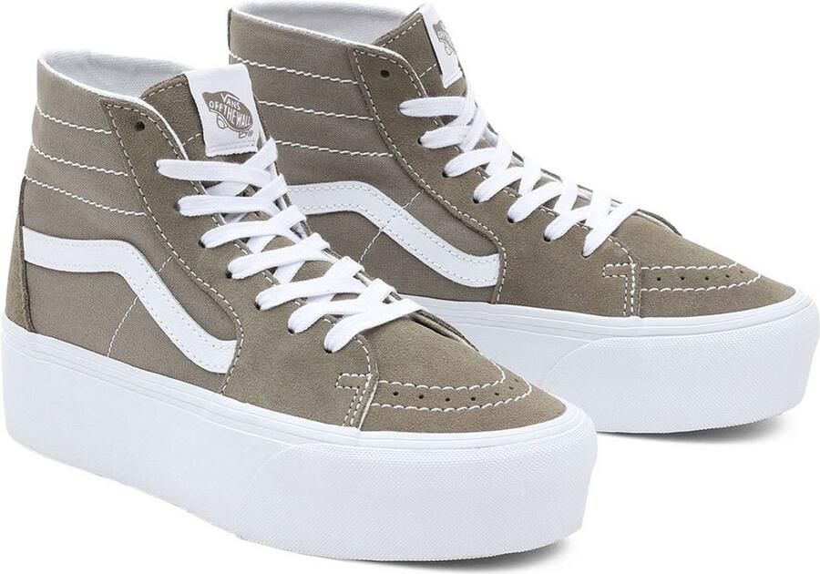 Vans Ski-8-Hi Tapered Stackform sneaker met suède details