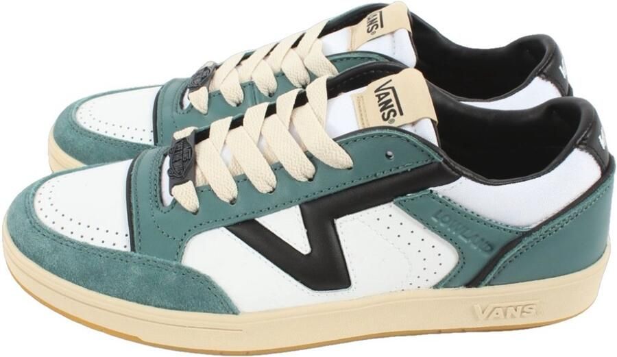 Vans Lowland CC sneakers in wit groen