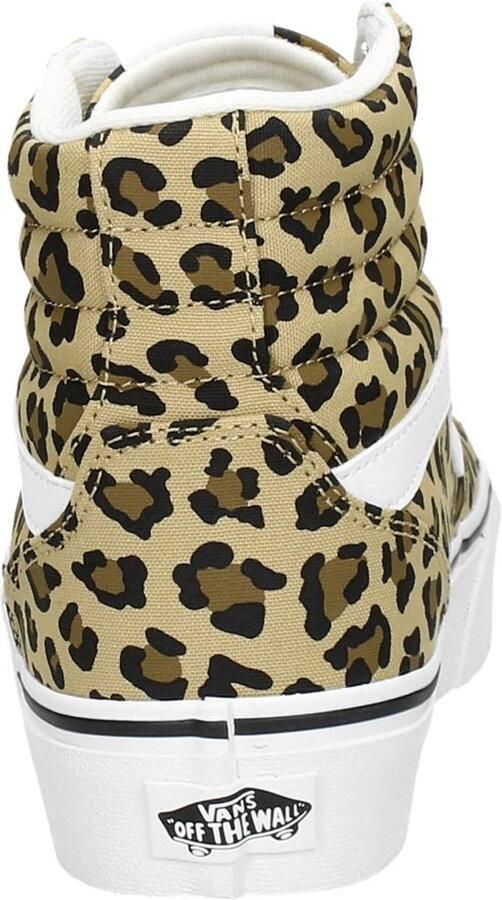 VANS Filmore Hi Platform Animal sneakers met panterprint camel wit - Foto 18