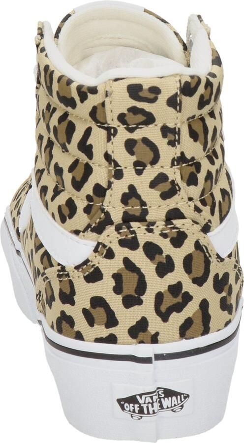 VANS Filmore Hi Platform Animal sneakers met panterprint camel wit - Foto 19