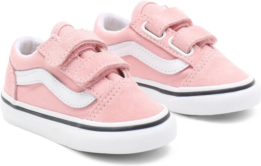 Vans Kinderen Kids Lifestyle Classic FTW Sneaker Td Old Skool V Powder Pink True White - Foto 3