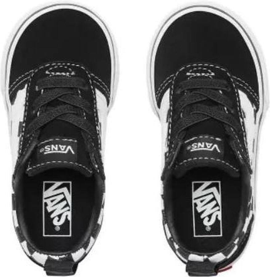 Vans TD Ward Slip Sneakers Unisex On (CHECKERED) BLACK TRUE WH - Foto 3