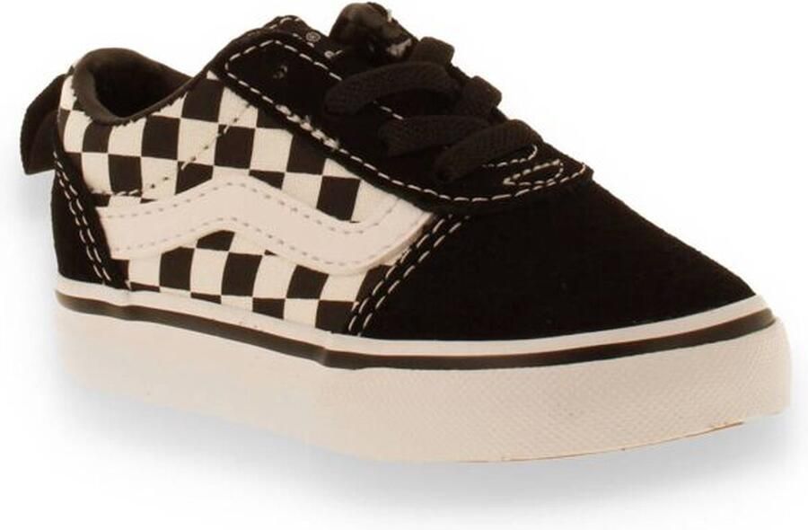 Vans TD Ward Slip Sneakers Unisex On (CHECKERED) BLACK TRUE WH - Foto 10