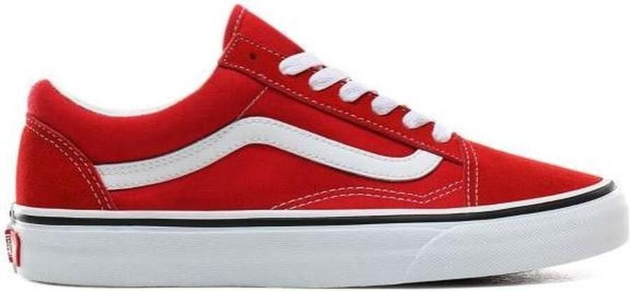 Vans Lifestyle Sneaker Ua Old Skool 0A4BV5 VNJV6 Racing Red True White - Foto 3