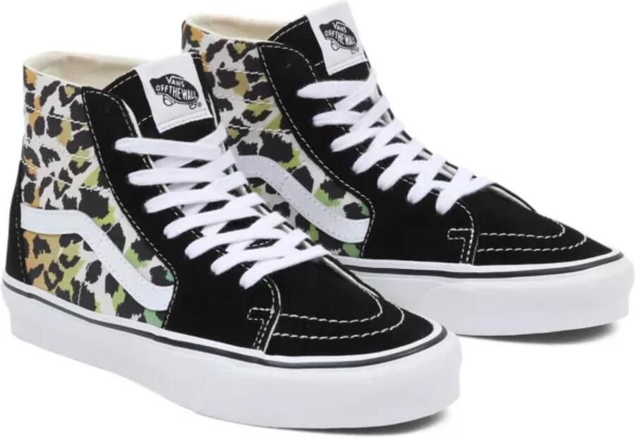 Vans UA Sk8-Hi Unisex Hoge Sneakers van Natuurlijk Leer Zwart (VN0A7Q62MUL1) Sneakers Unisex