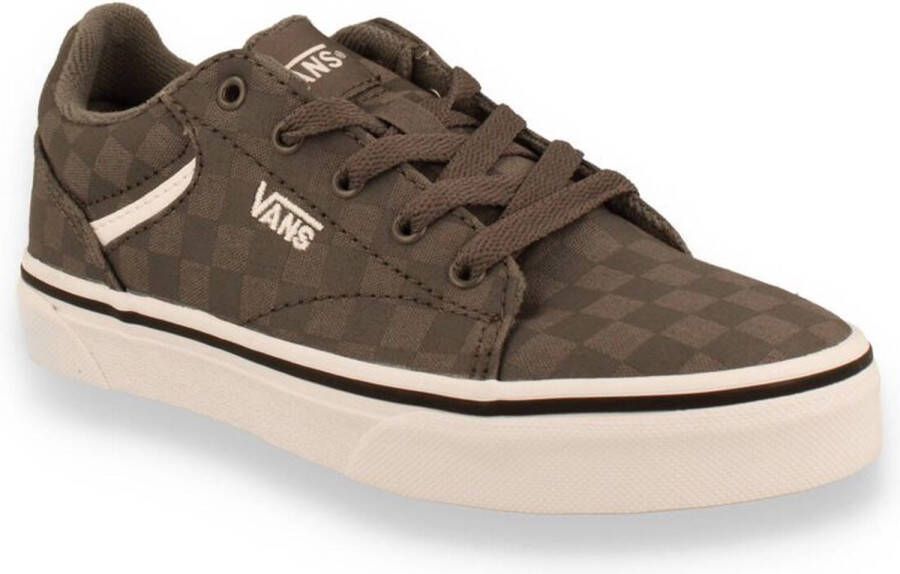 Vans Uni Yt Seldan Checkerboard Pewter GRIJS - Foto 4