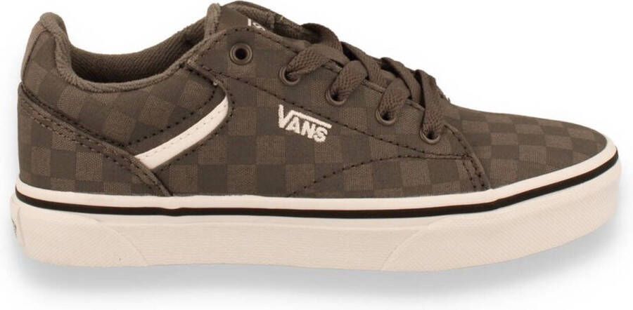 Vans Uni Yt Seldan Checkerboard Pewter GRIJS - Foto 6