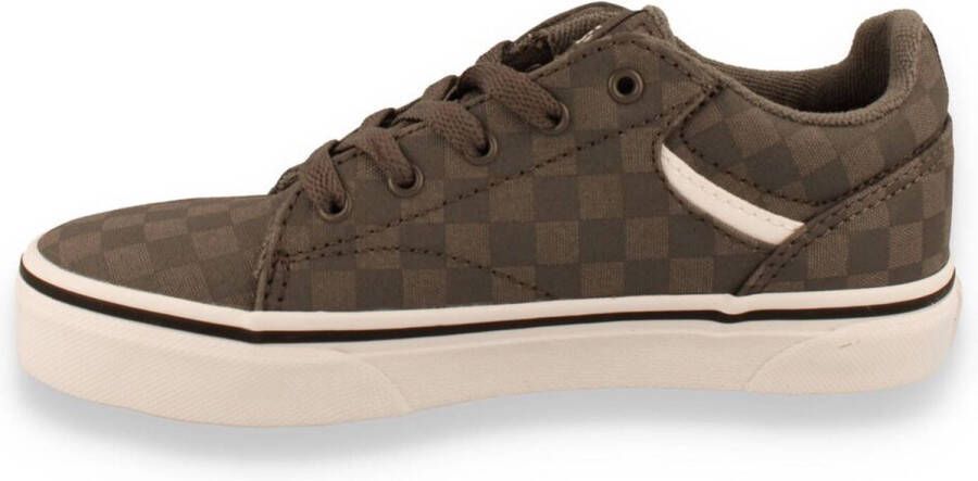 Vans Uni Yt Seldan Checkerboard Pewter GRIJS - Foto 5