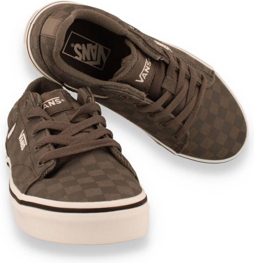 Vans Uni Yt Seldan Checkerboard Pewter GRIJS