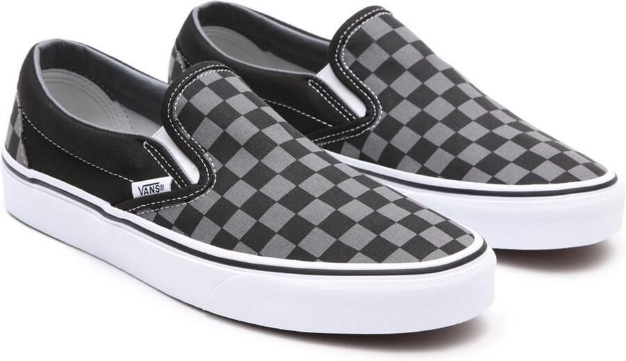 Vans Unisex Lifestyle Classic FTW Sneaker Ua Classic Slip-On Black Pewter Checkerboard - Foto 3