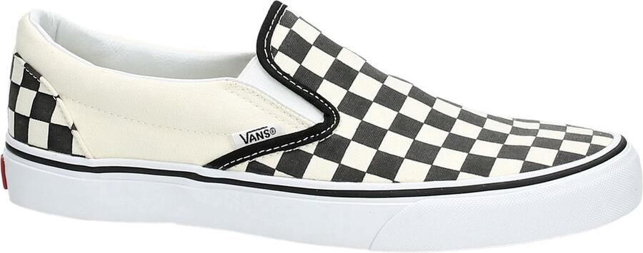 Vans Youth Unisex Kids Lifestyle Classic FTW Sneaker Uy Classic Slip-On (Checkerboard) Black Wht - Foto 13