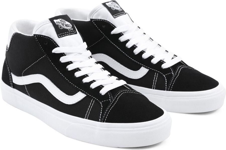 Vans Ua Mid Skool 37 Black True White Schoenmaat 40 1 2 Sneakers VN0A3TKF6BT1 - Foto 3