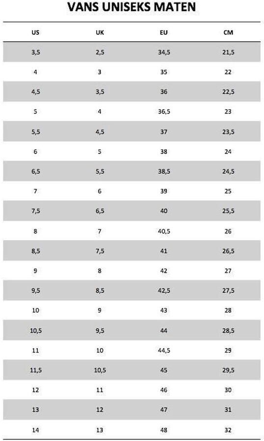 Vans Authentic Zwart Wit en Sneaker VN000EE3BLK - Foto 8