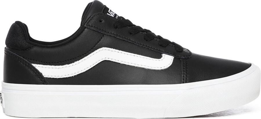 Vans Ward Deluxe Dames Sneakers (Tumble) Black White