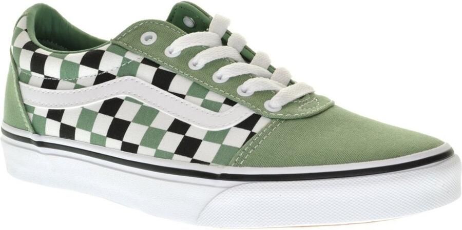 Vans Ward Multi Checker Green White