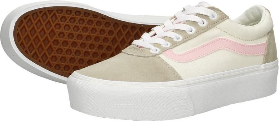 Vans Dames WM Ward Platform Color Block Beige - Foto 9