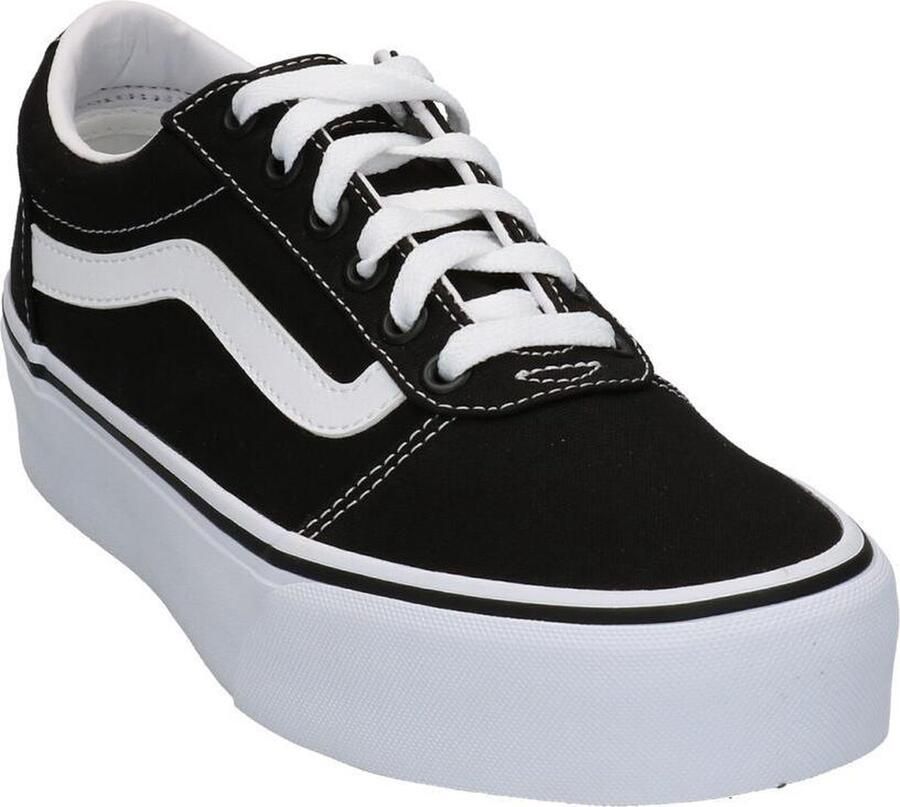 Vans Ua Old Skool Stackform Skate Schoenen suede canvas black true white maat: 40.5 beschikbare maaten:40.5 41 - Foto 9