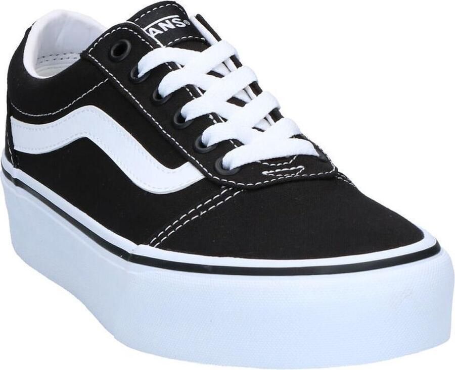 Vans Ua Old Skool Stackform Skate Schoenen suede canvas black true white maat: 40.5 beschikbare maaten:40.5 41 - Foto 15