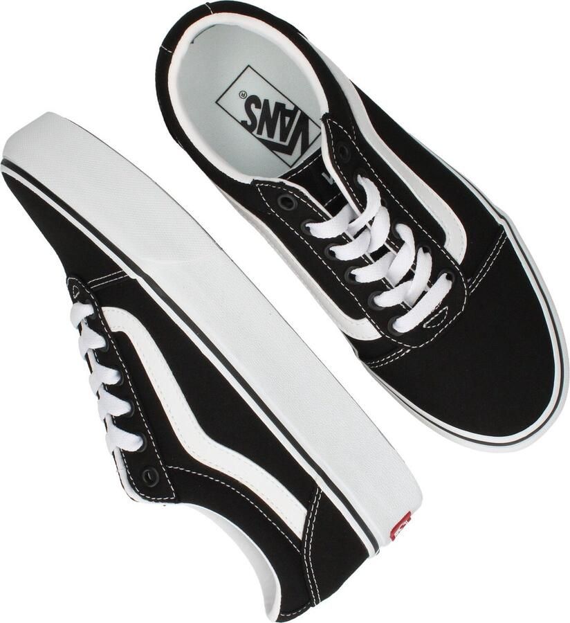Vans Ua Old Skool Stackform Skate Schoenen suede canvas black true white maat: 40.5 beschikbare maaten:40.5 41 - Foto 8