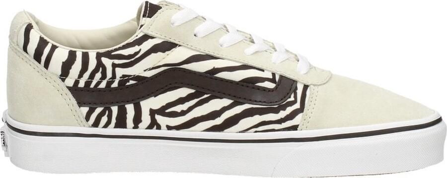 Vans Sportieve Beige Vetersneakers met Contrastdetails Beige Dames - Foto 6