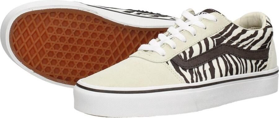 Vans Sportieve Beige Vetersneakers met Contrastdetails Beige Dames - Foto 5